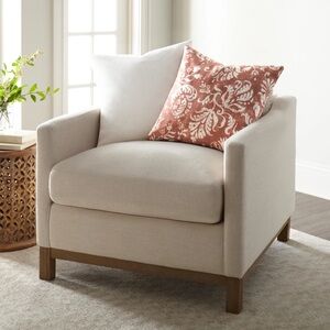 ienjoy Home Distressed Floral Elegant Cotton Throw Pillow Cover, 20”*20”, Rose